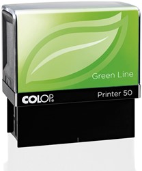Tekststempel Colop Printer 50 Green Line personaliseerbaar groen