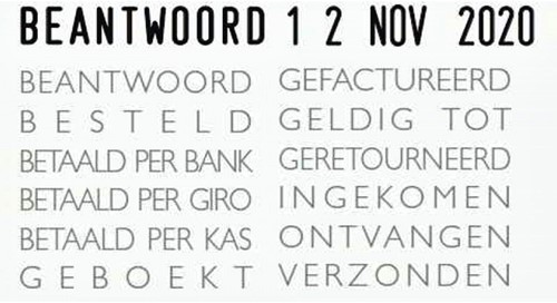Woord-datumstempel Colop 04000 met 12 teksten-2