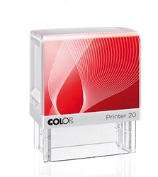 Tekststempel Colop Printer 20 personaliseerbaar rood
