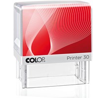 Tekststempel Colop Printer 30 personaliseerbaar rood