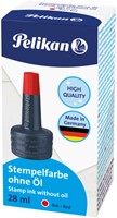Stempelinkt Pelikan flacon 28ml rood