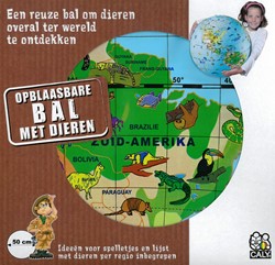 Opblaasbare bol 50 dieren maxi 1 STUK