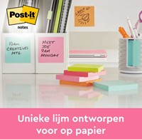 Memoblok Post-it 654 76x76mm neon geel 100 vel-2