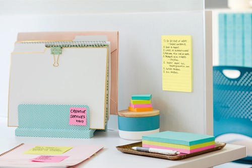 Memoblok Post-it 660 lijn 102x152mm canary yellow-3