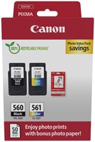 Inktcartridge Canon PG-560 CL-561 zwart + kleur