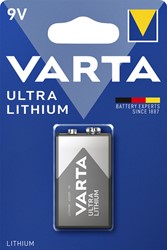 Batterij Varta Ultra lithium 9Volt