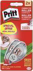 Correctietape Pritt Compact Flex 4.2mmx10m blister à 2 stuks