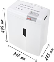 Papiervernietiger HSM shredstar X6pro snippers 2x15mm-2