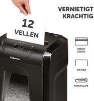 Papiervernietiger Fellowes Powershred 12C snippers 4x40mm-3