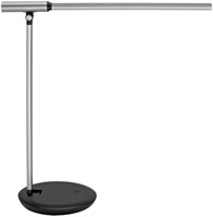Bureaulamp MAUL Rubia LED voet dimbaar colour vario + usbpoort zilver