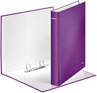 Ringband Leitz WOW A4 maxi 2-rings D-mechaniek 25mm paars-1