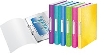 Ringband Leitz WOW A4 2-rings O-mech 25mm PP roze-2