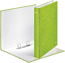 Ringband Leitz WOW A4 2-rings D-mech 25mm karton groen