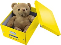Opbergbox Leitz WOW Click & Store 281x200x370mm geel-2