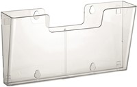 Folderhouder Europel 4x A4 wand liggend koppelbaar transparant 4 stuks-1