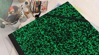 Tekenmap Canson Studio 320x450mm elastieksluiting groen-3