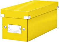 CD-opbergdoos Leitz Click & Store WOW  gerecycled karton 143 x 136 x 352 mm geel