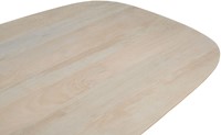 Harper spinpoot  deens ovaal naturel  blad 200x100cm-2