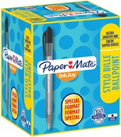 Balpen Paper Mate Inkjoy 100RT zwart medium 80+20 gratis-2