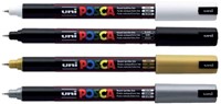 Paintmarker Uni POSCA PC1MR extra fijn zwart-2