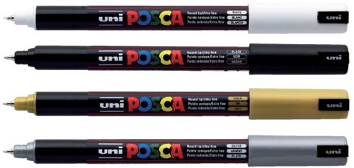 Paintmarker Uni POSCA PC1MR extra fijn zwart-2