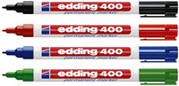 Viltstift edding 400 rond 1mm blauw-2