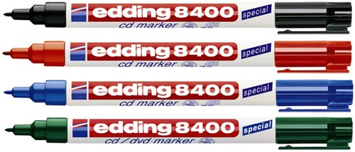 Cd marker edding 8400 rond groen 0.5-1.0mm-2