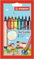 Viltstift STABILO Scribbi 368 etui à 8 kleuren