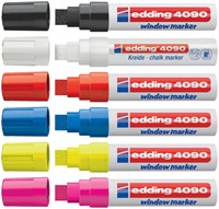 Krijtstift edding 4090 window schuin 4-15mm wit bister à 1 stuk-3