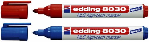 Viltstift edding 8030 NLS High-Tech marker 1.5-3mm rood-2