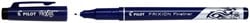 Fineliner Pilot Frixion 0,45mm zwart