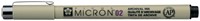 Fineliner Sakura Pigma Micron 02 0.3mm zwart