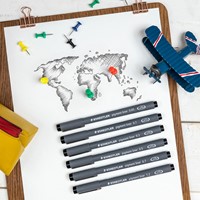 Fineliner Staedtler Pigment 308 zwart 0.5mm-3