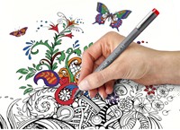 Fineliner Staedtler Pigment 308 zwart 0.05mm-2