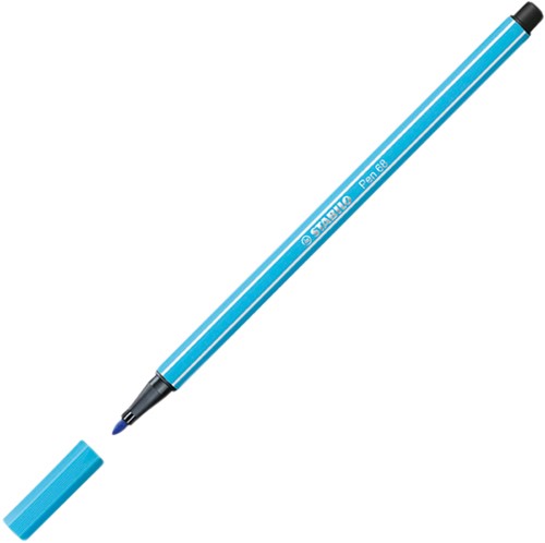 Viltstift STABILO Pen 68/50 Arty medium assorti blik à 50 stuks-3