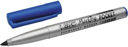 Viltstift Bic 1445 pocket rond blauw 1.1mm