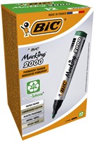 Viltstift Bic 2000 rond groen 1.7mm-2
