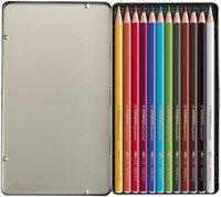Kleurpotloden STABILO 1612 aquacolor assorti blik à 12 stuks-2