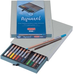 Aquarelpotlood Bruynzeel Design set à 12 stuks assorti