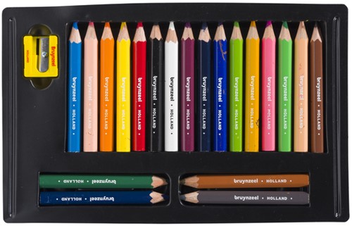 Kleurpotloden Bruynzeel Kids Kortjakje blister à 20 stuks assorti-2