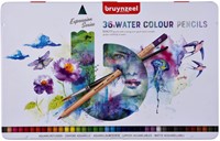 Kleurpotloden Bruynzeel aquarel Expression blik à 36 stuks assorti