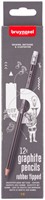 Potlood Bruynzeel 6021 Burotek HB met gum 12 stuks