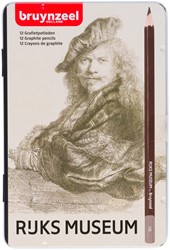 Potloden Bruynzeel Rembrandt diverse hardheden blik à 12 stuks