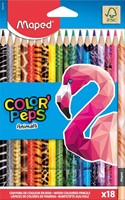 Kleurpotlood Maped Color'Peps Animals set à 18 kleuren