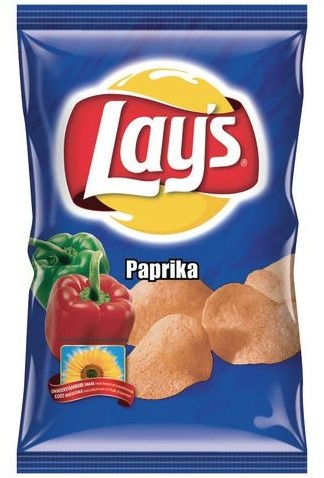 Chips Lays paprika/doos 8x175gram