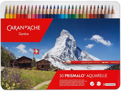 Kleurpotloden Caran d'Ache Prismalo 30stuks assorti