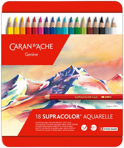 Kleurpotloden Caran d'Ache Supracolor 18 stuks assorti