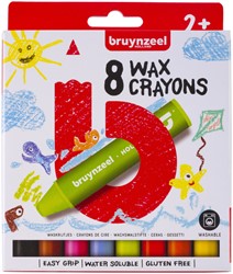 Waskrijt Bruynzeel Kids set à 8 kleuren