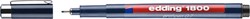 Fineliner edding 1800 0.7mm zwart