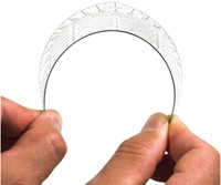 Geodriehoek Aristo 1550 160mm flexibel transparant-2